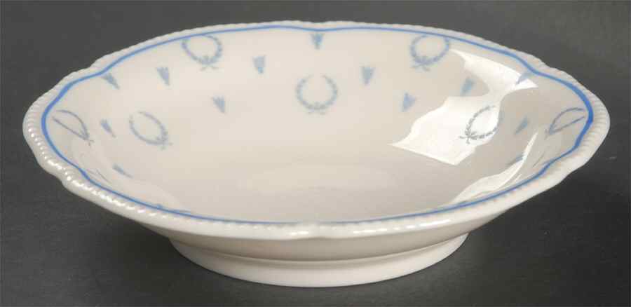 Blue Bow Fruit/Dessert (Sauce) Bowl by Castleton (USA)-1