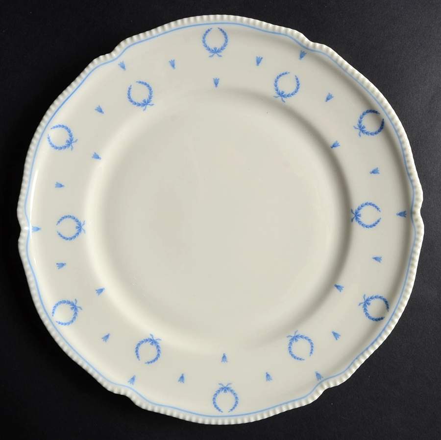 Blue Bow Luncheon Plate by Castleton (USA)-1