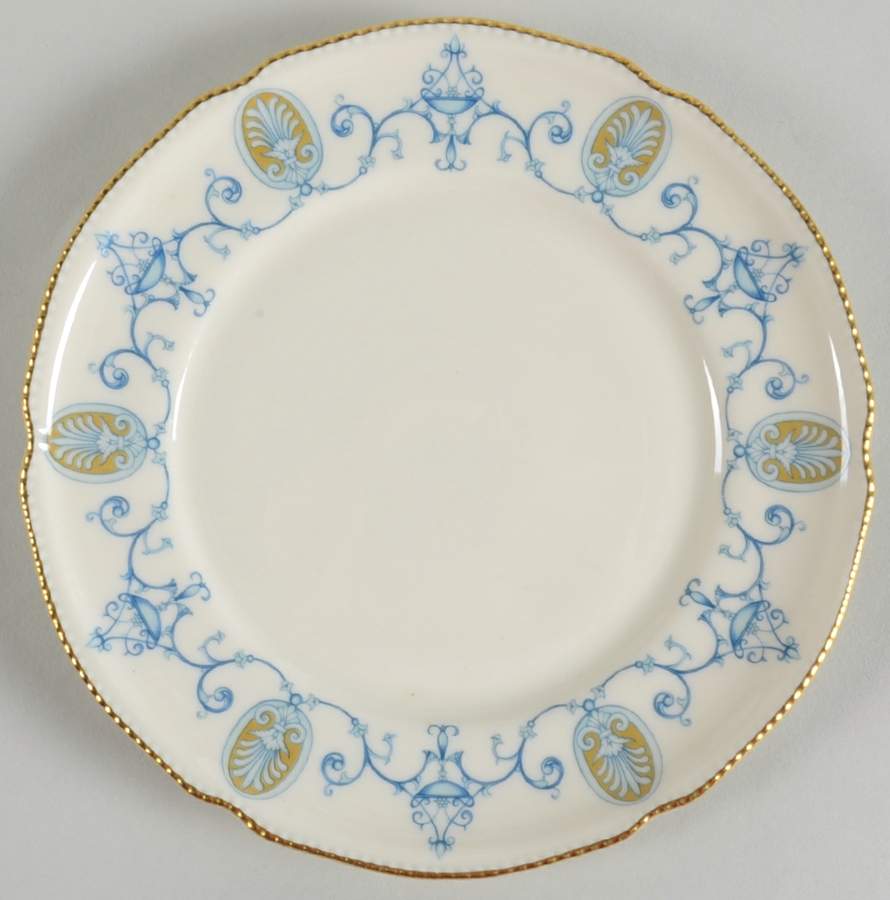 Blue Medallion Salad Plate by Castleton (USA)-1