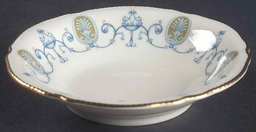 Blue Medallion Fruit/Dessert (Sauce) Bowl by Castleton (USA)-1