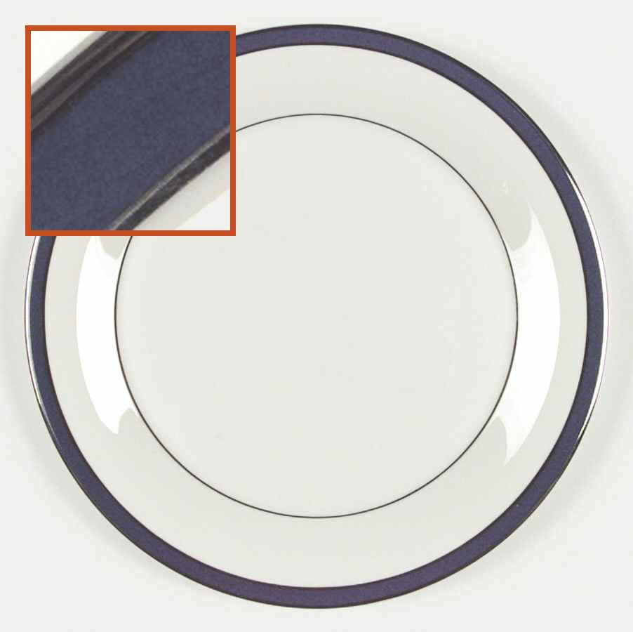 Bolero Cobalt Dinner Plate by Castleton (USA)-1