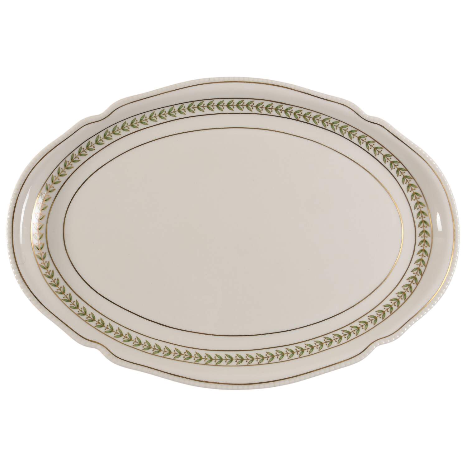 Bristol Green 19" Oval Serving Platter by Castleton (USA)-1