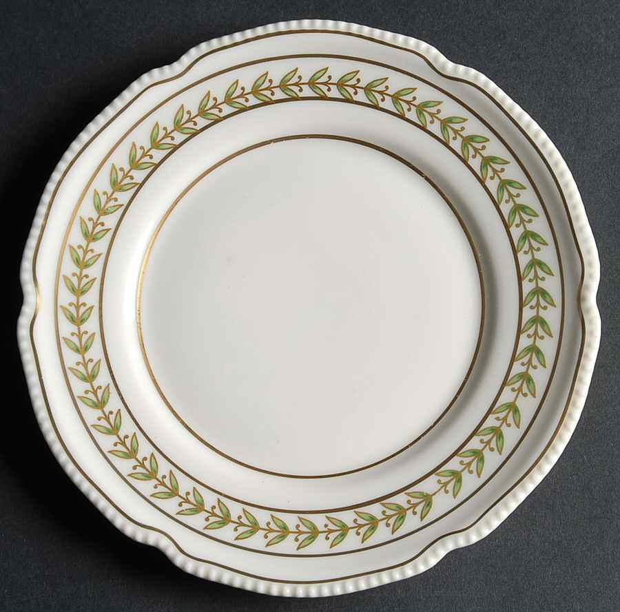 Bristol Green Bread & Butter Plate by Castleton (USA)-1