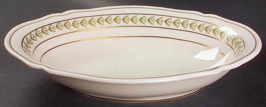 Bristol Green 11" Oval Vegetable Bowl by Castleton (USA)-1