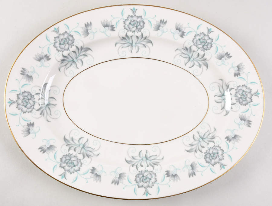 Caprice 15" Oval Serving Platter by Castleton (USA)-1