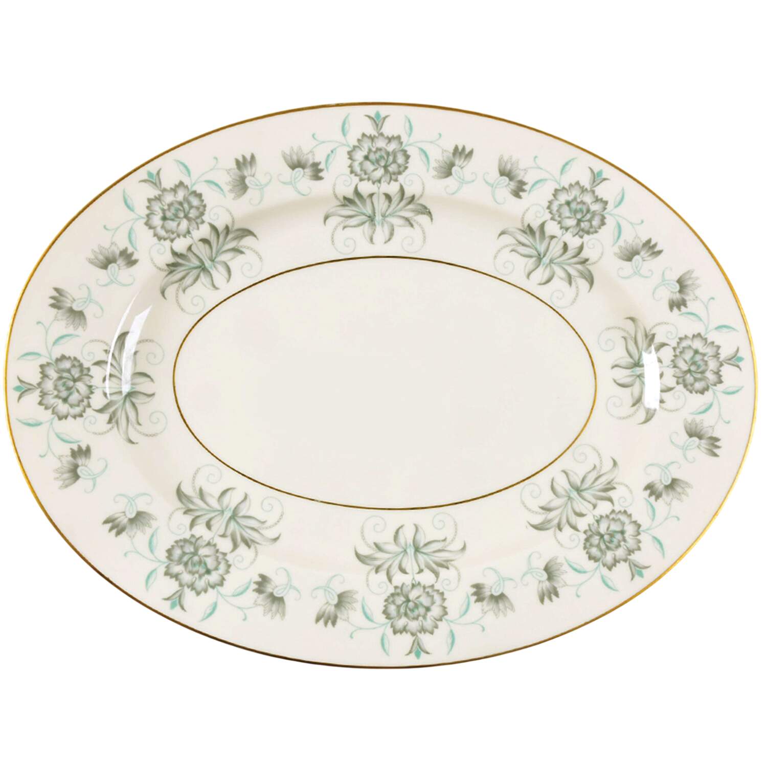 Caprice 15" Oval Serving Platter by Castleton (USA)-1