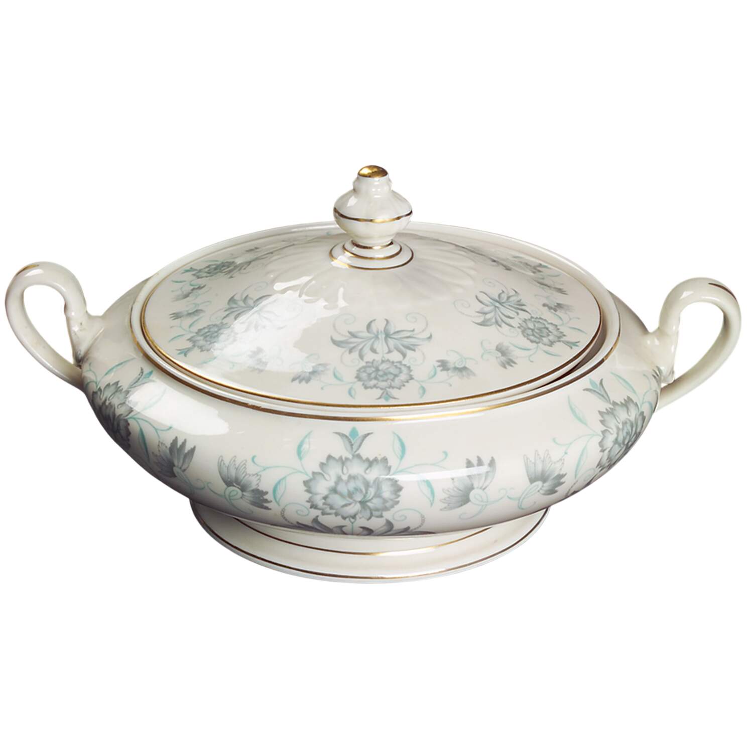 Caprice Round Covered Vegetable by Castleton (USA)-1