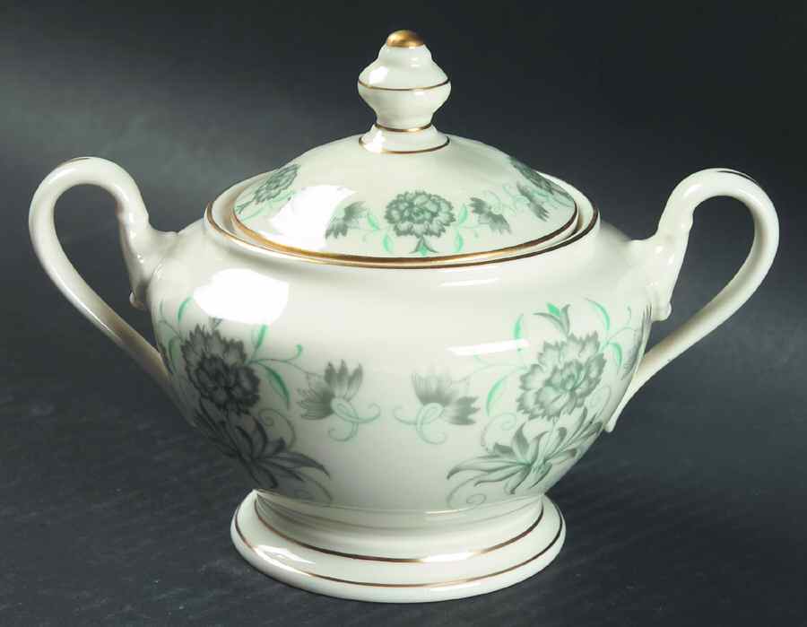 Caprice Sugar Bowl & Lid by Castleton (USA)-1