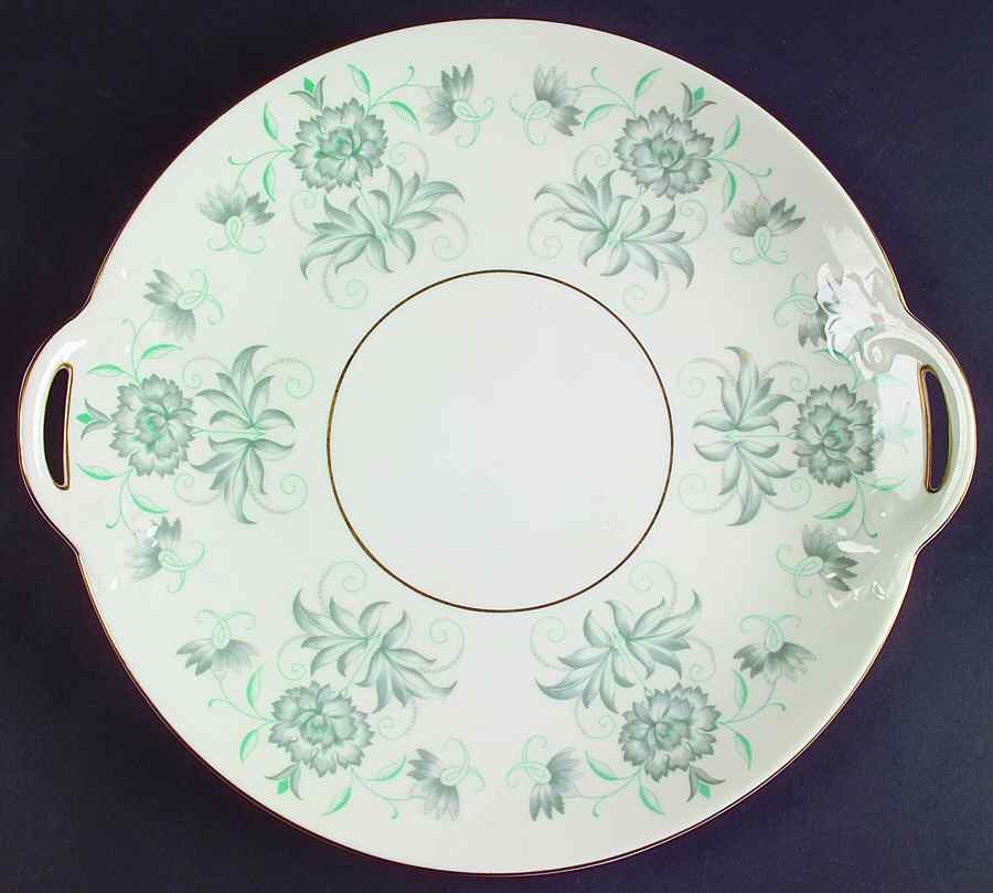 Caprice Handled Cake Plate by Castleton (USA)-1
