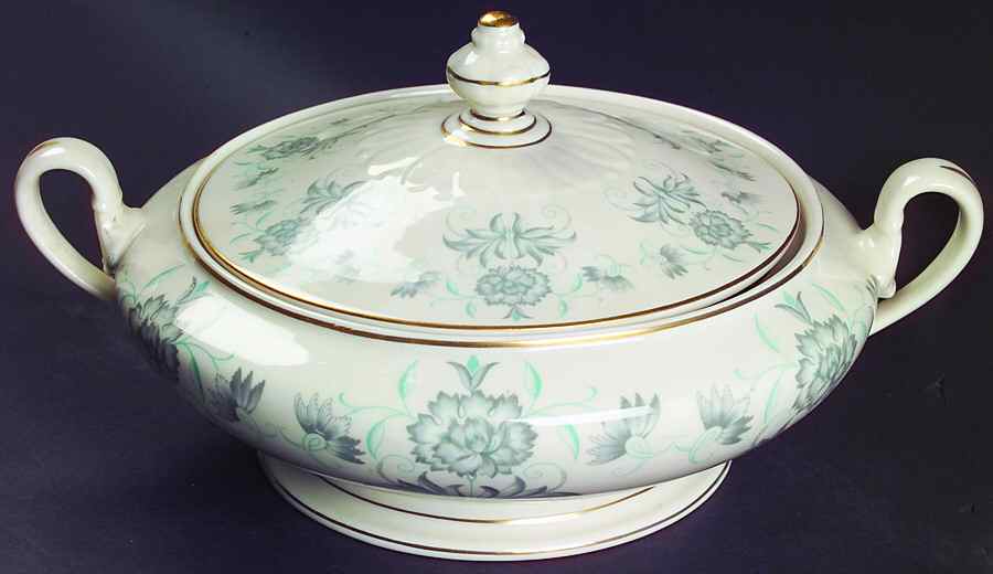 Caprice Round Covered Vegetable by Castleton (USA)-1
