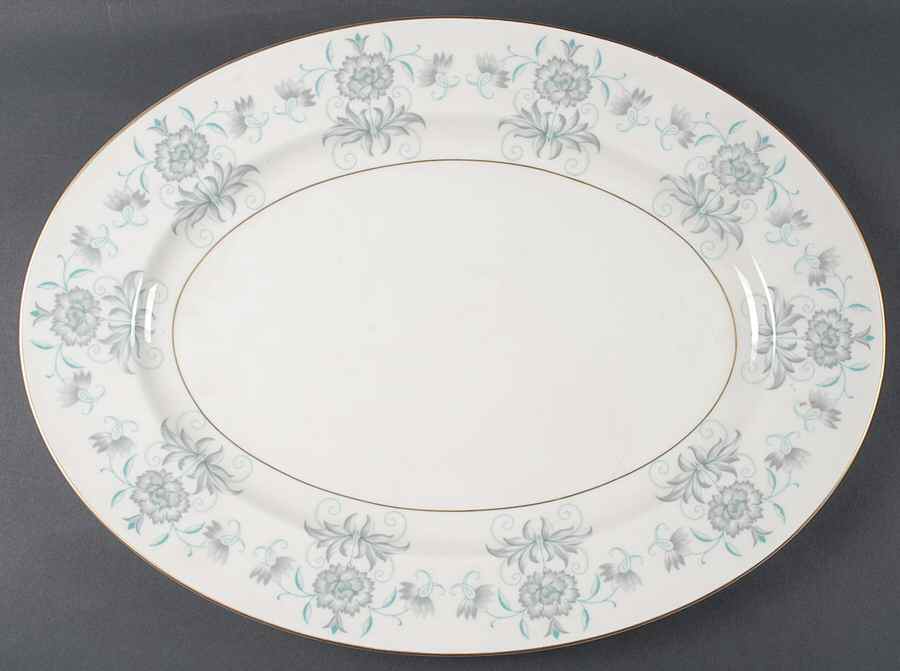 Caprice 18" Oval Serving Platter by Castleton (USA)-1