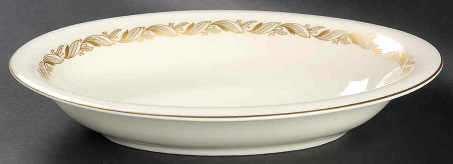 Carlton 10" Oval Vegetable Bowl by Castleton (USA)-1
