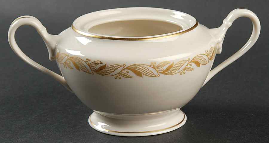 Carlton Sugar Bowl No Lid by Castleton (USA)-1