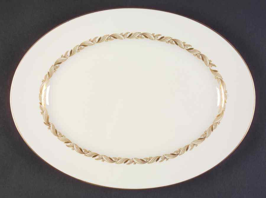 Carlton 13" Oval Serving Platter by Castleton (USA)-1