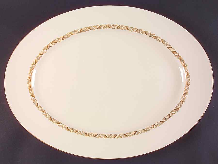 Carlton 18" Oval Serving Platter by Castleton (USA)-1