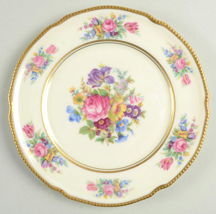 Castleton Rose Salad Plate by Castleton (USA)-1