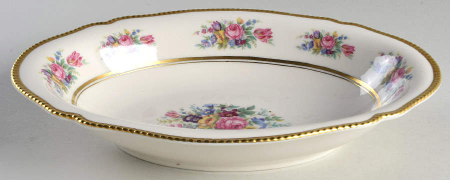 Castleton Rose 11" Oval Vegetable Bowl by Castleton (USA)-1