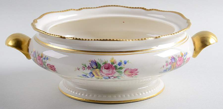 Castleton Rose Round Vegetable No Lid by Castleton (USA)-1