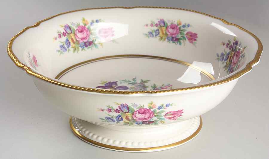 Castleton Rose 9" Round Vegetable Bowl by Castleton (USA)-1