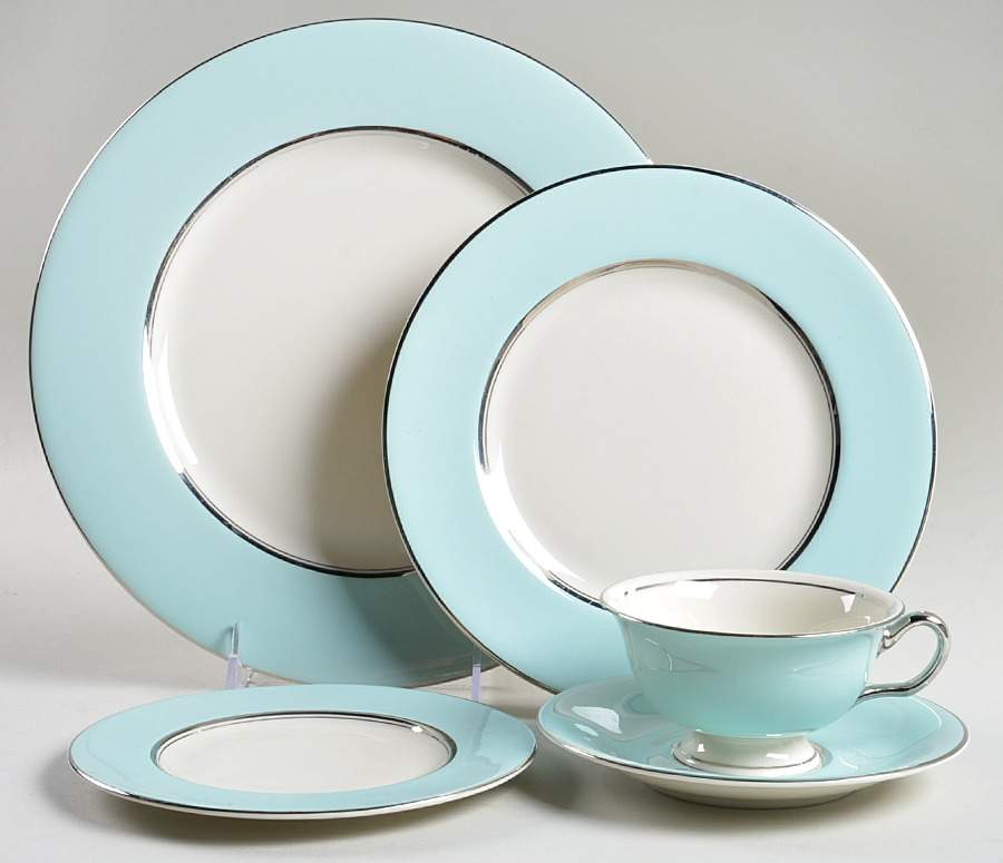 Castleton Turquoise 5 Piece Place Setting by Castleton (USA)-1