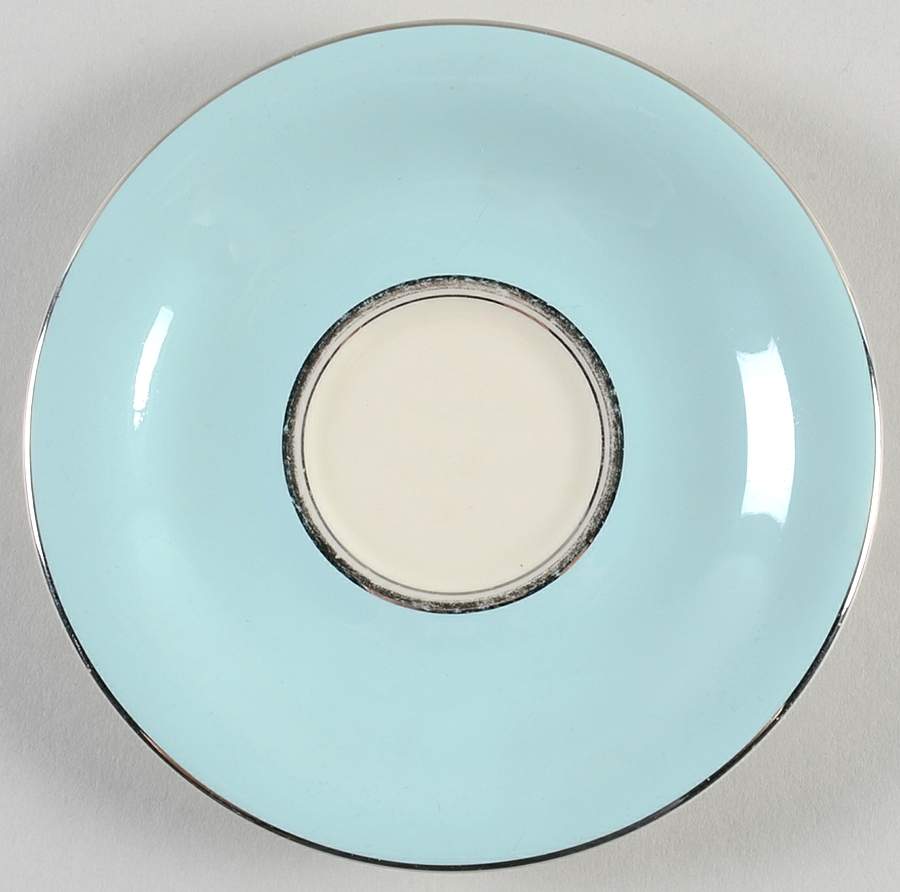 Castleton Turquoise Saucer by Castleton (USA)-1
