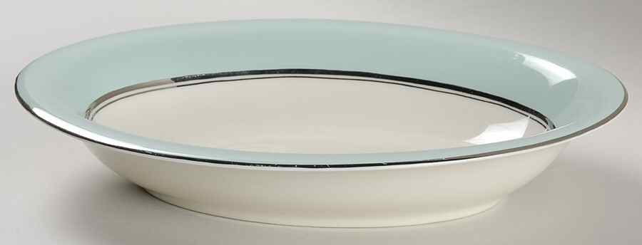 Castleton Turquoise 10" Oval Vegetable Bowl by Castleton (USA)-1