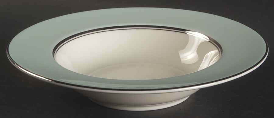 Castleton Turquoise Rim Soup Bowl by Castleton (USA)-1