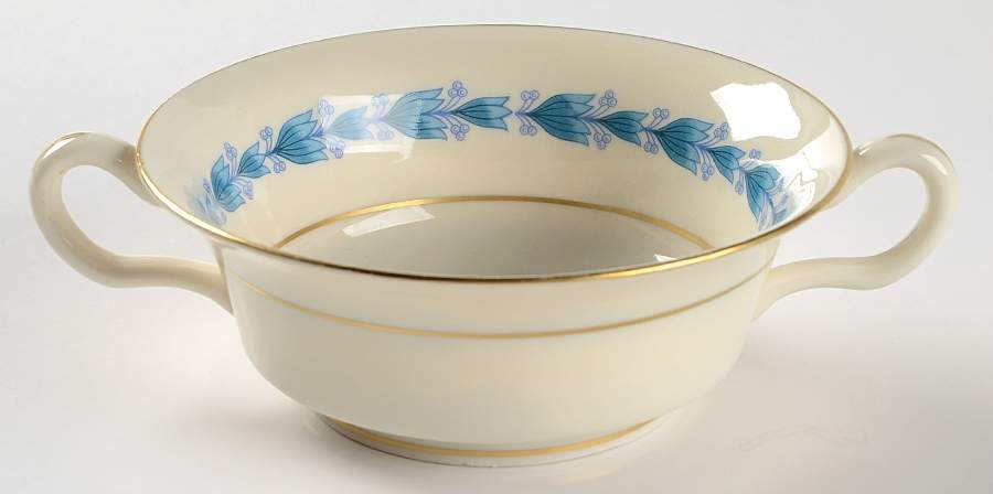 Classic Footed Cream Soup Bowl by Castleton (USA)-1