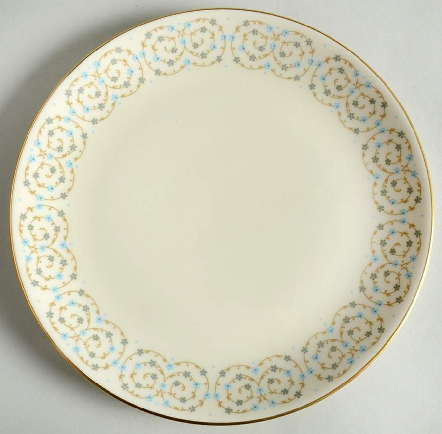 Classic Scroll Salad Plate by Castleton (USA)-1