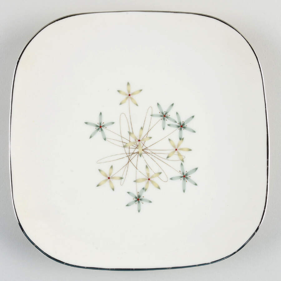 Constellation Square Salad Plate by Castleton (USA)-1