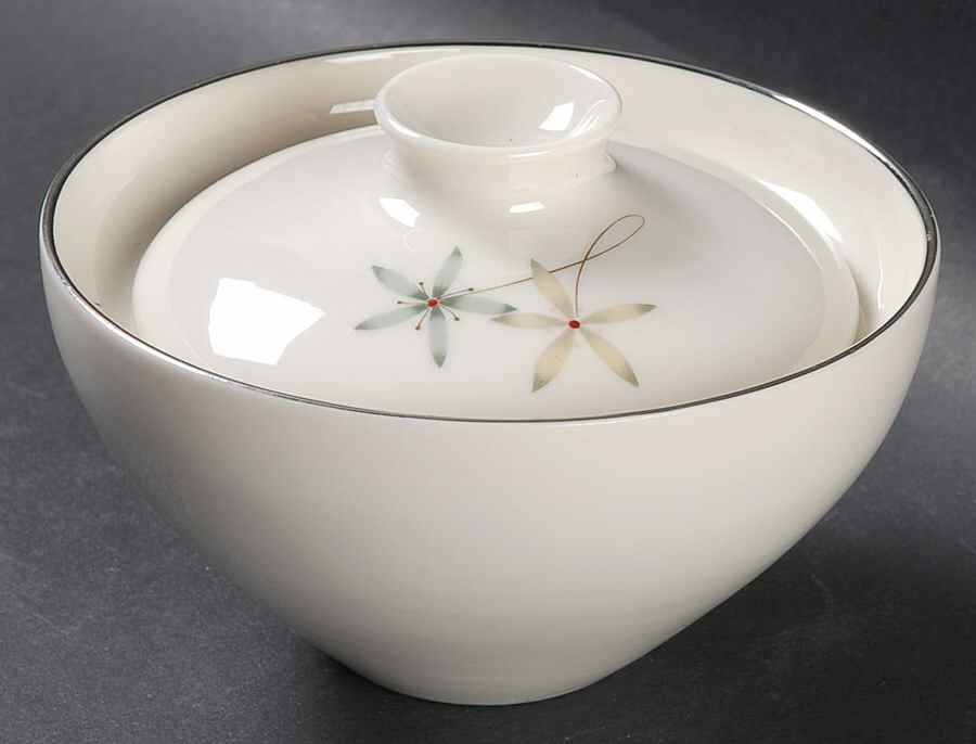 Constellation Sugar Bowl & Lid by Castleton (USA)-1