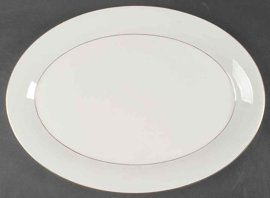 Concerto 15" Oval Serving Platter by Castleton (USA)-1