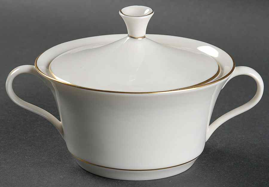 Concerto Sugar Bowl & Lid by Castleton (USA)-1