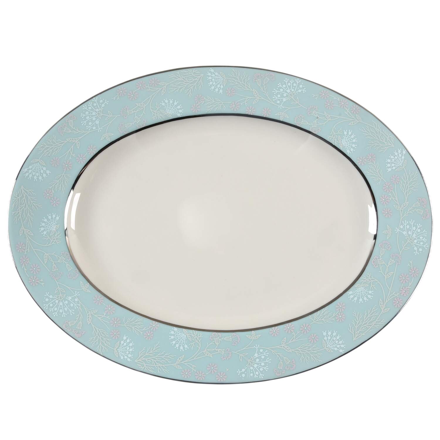 Corsage 13" Oval Serving Platter by Castleton (USA)-1