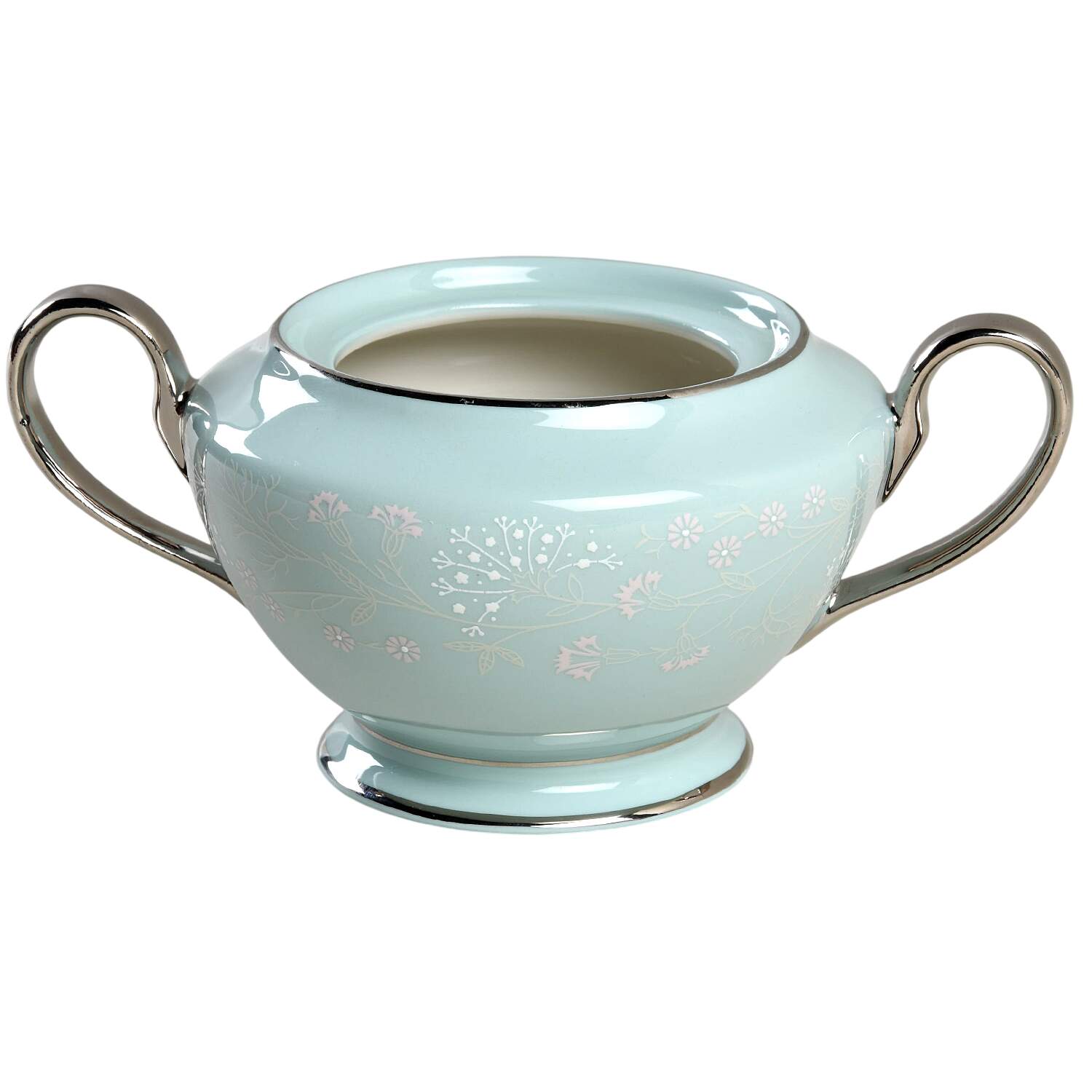 Corsage Sugar Bowl No Lid by Castleton (USA)-1