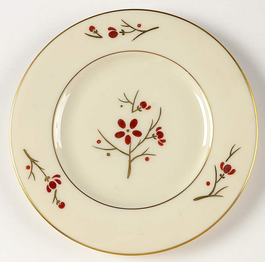 Coral Bread & Butter Plate by Castleton (USA)-1