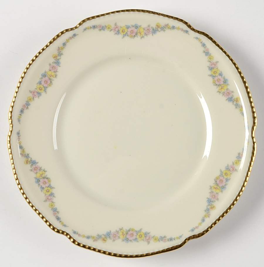 Crown Wreath Bread & Butter Plate by Castleton (USA)-1