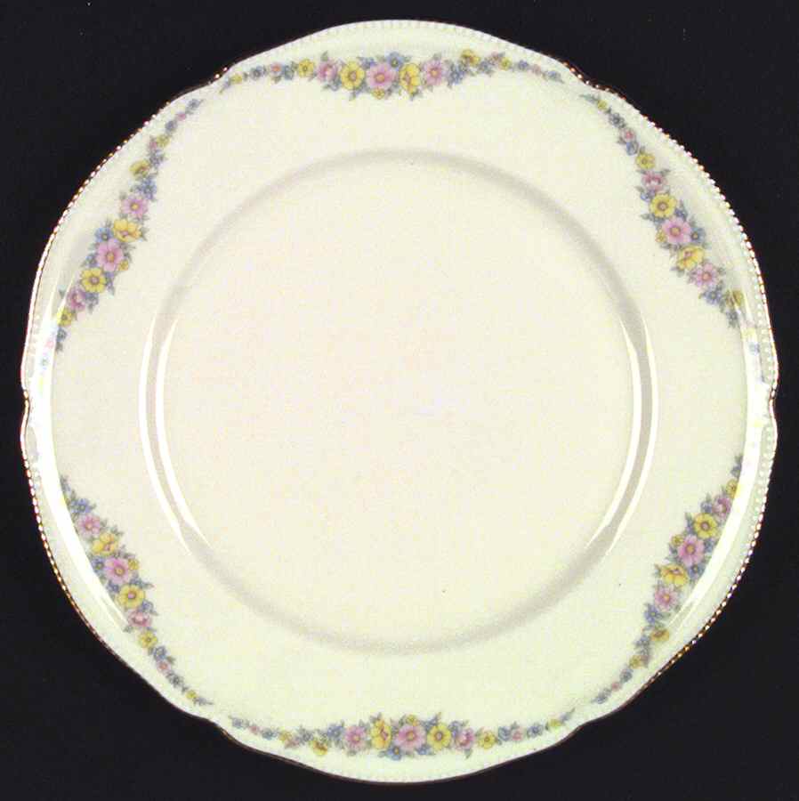 Crown Wreath Dinner Plate by Castleton (USA)-1