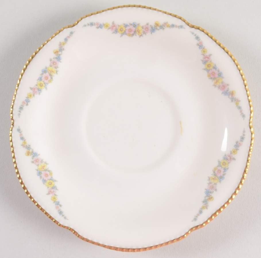 Crown Wreath Saucer by Castleton (USA)-1