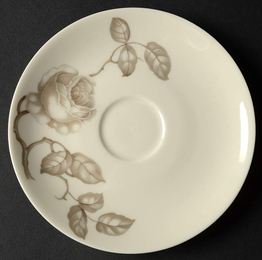 Dawn Rose Saucer for Flat Cup by Castleton (USA)-1