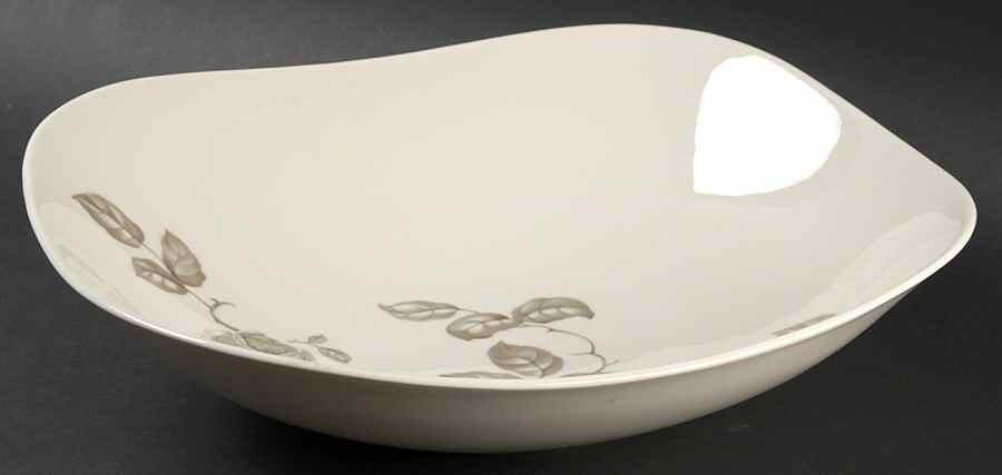 Dawn Rose Square Salad Serving Bowl by Castleton (USA)-1