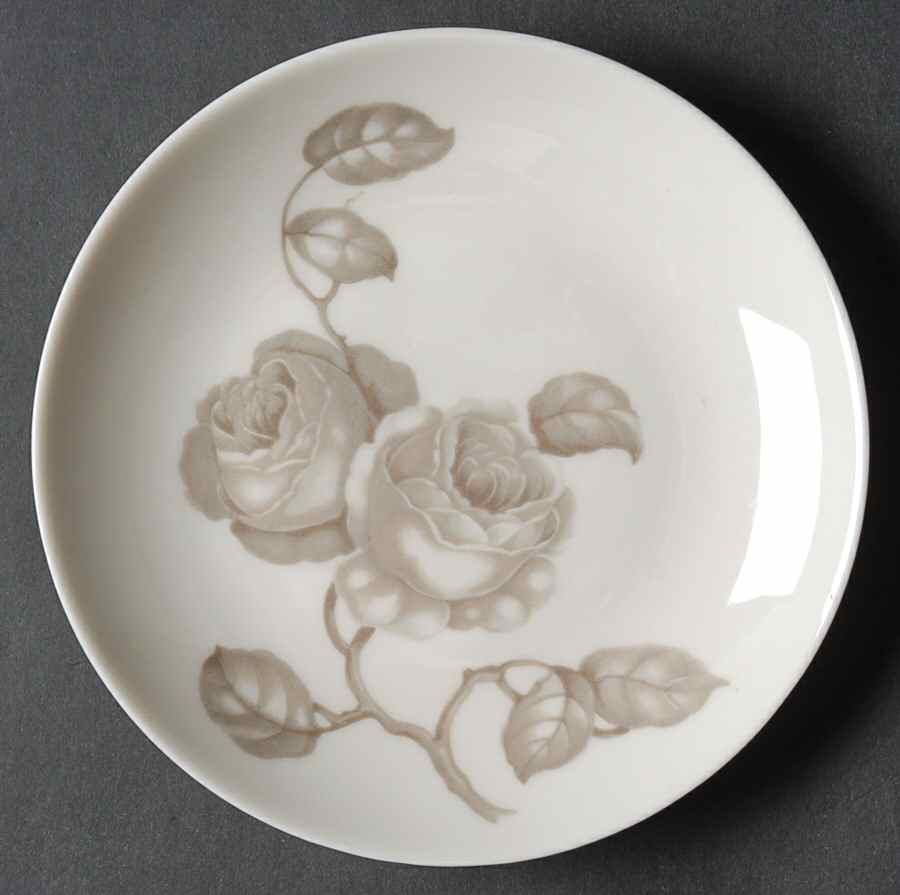 Dawn Rose Bread & Butter Plate by Castleton (USA)-1