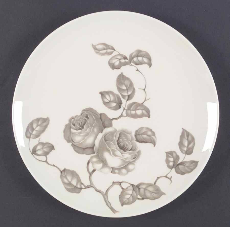 Dawn Rose Dinner Plate by Castleton (USA)-1