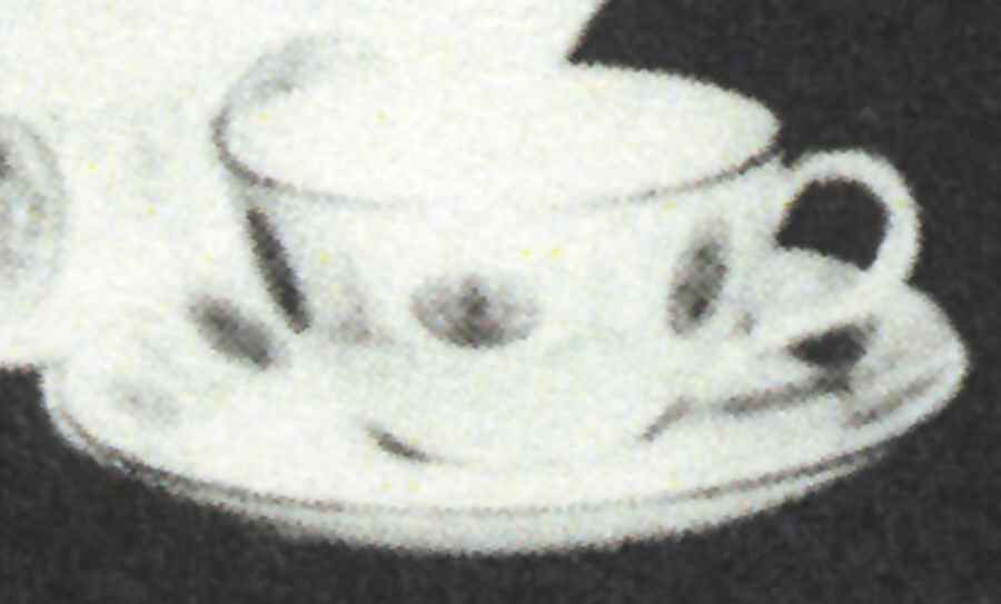 Dauphine Flat Cup & Saucer Set by Castleton (USA)-1