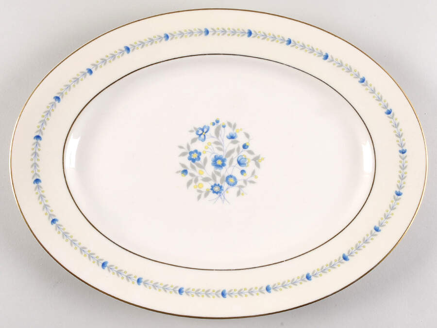 Devon 15" Oval Serving Platter by Castleton (USA)-1