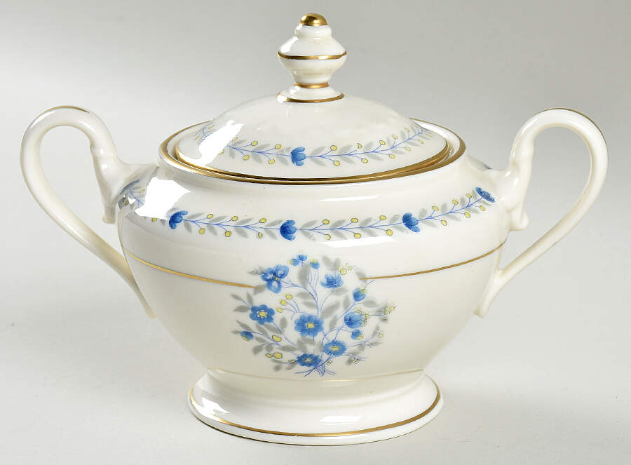Devon Sugar Bowl & Lid by Castleton (USA)-1