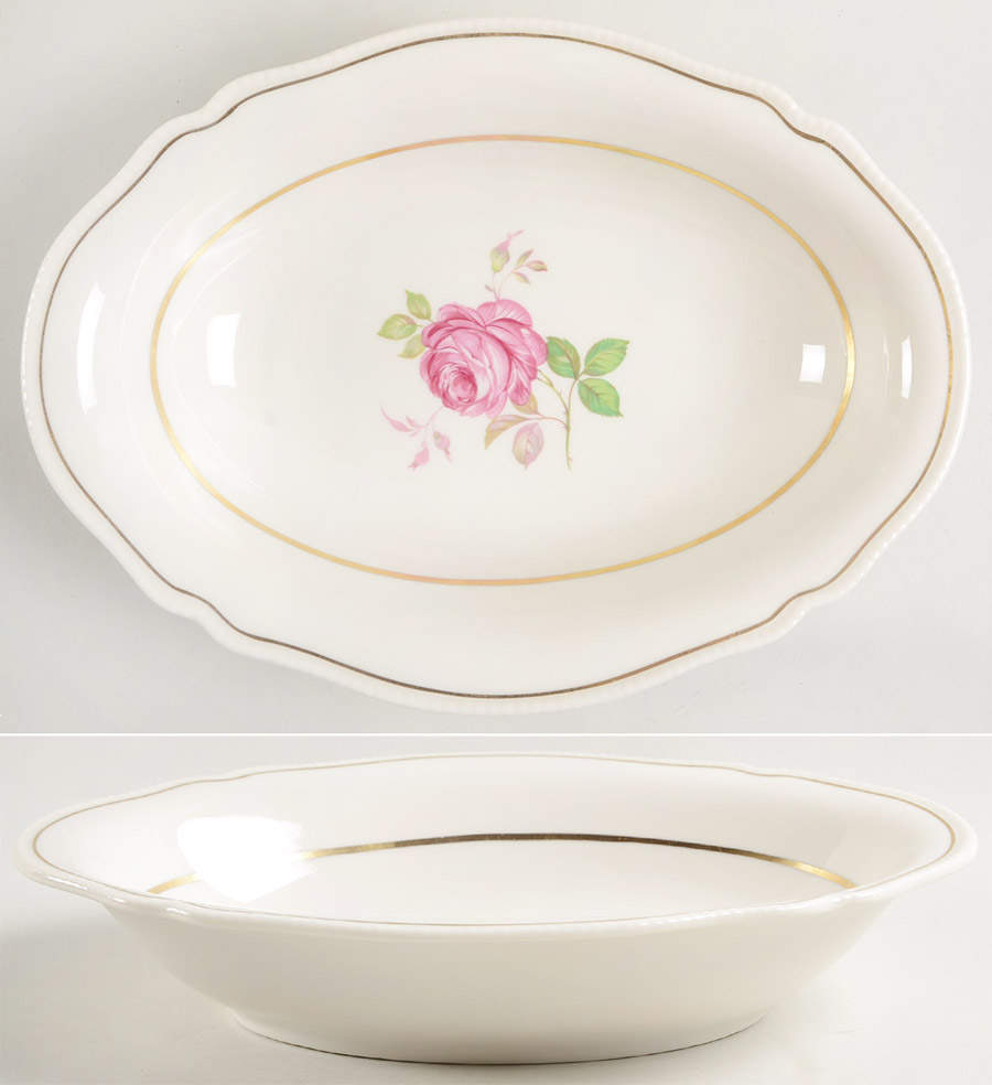 Dolly Madison 11" Oval Vegetable Bowl by Castleton (USA)-1