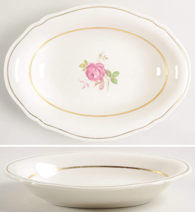 Dolly Madison 10" Oval Vegetable Bowl by Castleton (USA)-1