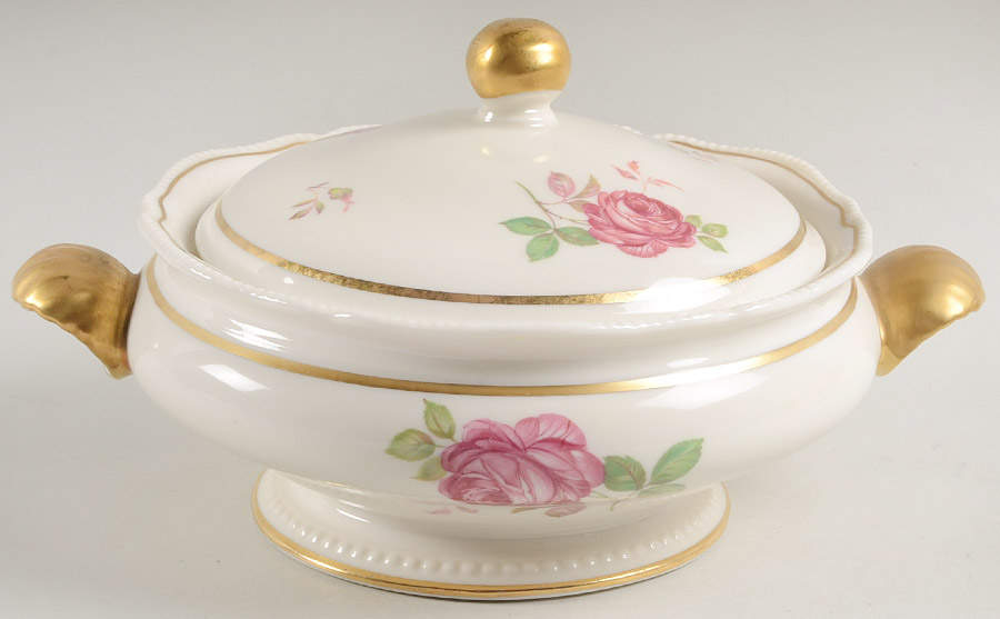 Dolly Madison Round Covered Vegetable by Castleton (USA)-1
