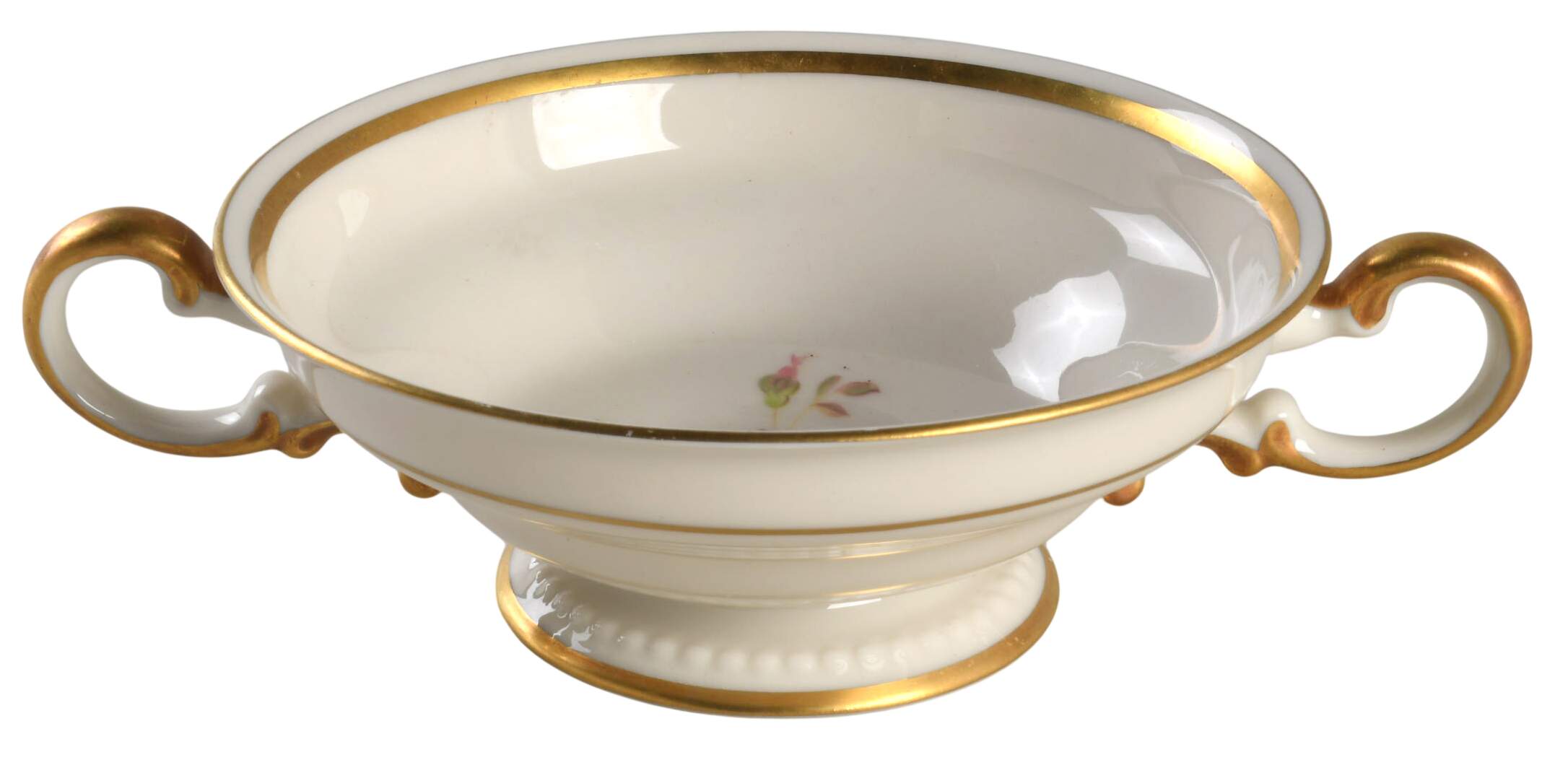 Dolly Madison Footed Cream Soup Bowl by Castleton (USA)-1